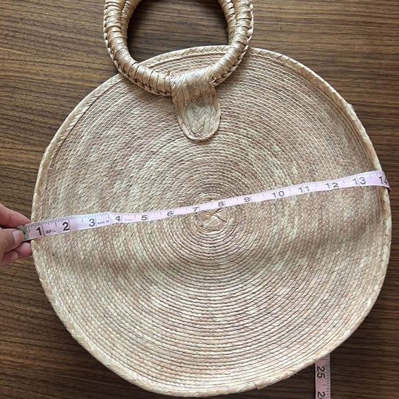 Straw round purse - Picture 2 of 7